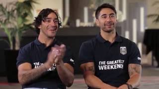 Jonathan Thurston and Shaun Johnson Interview [upl. by Ainaj806]