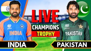 India vs Pakistan  Champions Trophy 2025  Live Cricket Match Today  IND vs PAK Match Live [upl. by Rowell]