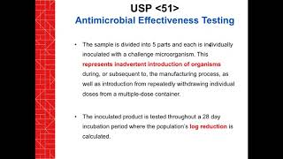 Microbiology Testing USP requirements for Sterile and Nonsterile Preparations [upl. by Akinehs]