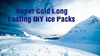 Super Cold Long Lasting Cooler DIY Bait Cooler Ice Packs  Formula [upl. by Reace]