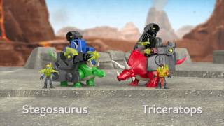 Dinosaurs amp ROBOT  Imaginext  Fisher Price [upl. by Ahsekyw668]