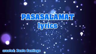 Pasasalamat with lyrics [upl. by Maro617]