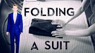 How To Correctly Fold a Suit  For Travelling [upl. by Irene965]