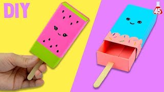 PORTAOGGETTI DI CARTA FAI DA TE  DIY GELATO KAWAII [upl. by Harlan]