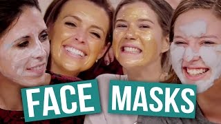 3 Weird Face Masks Beauty Break [upl. by Jaunita]