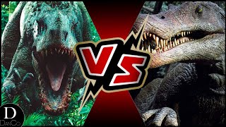 Indominus Rex VS Spinosaurus JURASSIC PARK III  BATTLE ARENA [upl. by Niwled835]