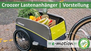 Croozer Lastenanhänger  CARGO PAKKO CARGO KALLE amp CARGO TUURE  Vorstellung [upl. by Eimot188]