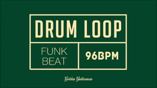 Funk Drum Loop 96 BPM [upl. by Mw]