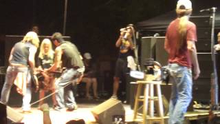 Jackyl  Lumberjack w Michael Ballard and 10yr old guitar player Andrew  Live [upl. by Akoek]