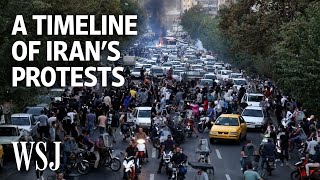 How Irans Protests Engulfed the Country A Timeline  WSJ [upl. by Googins]