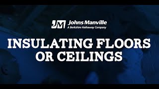 How to Insulate Floors and Ceilings [upl. by Atidnan]