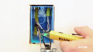 How to Identify a Neutral Wire  Leviton [upl. by Aitekram]