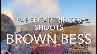 PaperCartridges Shoots Brown Bess Part One [upl. by Ynohtnanhoj]