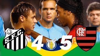 Santos 4 x 5 Flamengo  melhores momentos GLOBO HD 720p Campeonato Brasileiro 2011 [upl. by Aira]