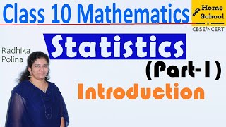 Statistics  Part1 Class 10Introduction Mathematics NCERT  CBSE [upl. by Martinson]