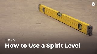 How to Use a Spirit Level  Masonry [upl. by Edme]