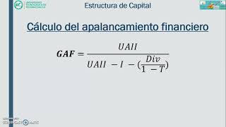 CÁLCULO DE LOS GRADOS DE APALANCAMIENTO [upl. by Attey]