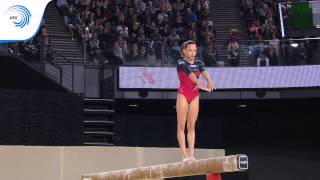 Andreea MUNTEANU ROU 2015 European Champion on beam [upl. by Esta]