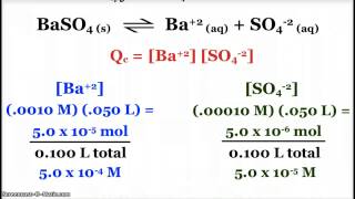 AP Chemistry Precipitation Calculations [upl. by Eisned24]