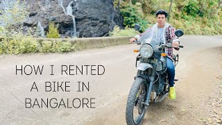 How To Rent A Bike In Bangalore  CHARGES  DOCUMENTS  DEPOSITS  amp MORE [upl. by Chauncey472]