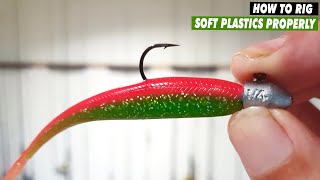 How to rig EVERY type of SOFT PLASTIC properly [upl. by Ahsatsana]