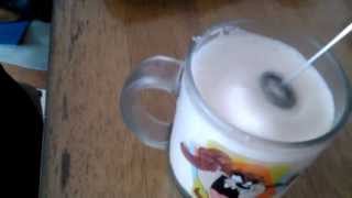 Aerolatte Review Frothing Cold Milk In Under 1 Minute [upl. by Rose136]