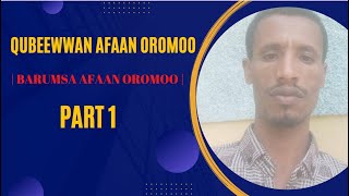 🆎Qubeewwan Afaan Oromoo  Barumsa Afaan Oromoo [upl. by Ahsoik]