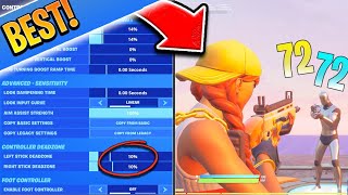 CHANGE These SETTINGS for AIMBOT AIM BEST Fortnite Settings PS4XBOX Fortnite BEST Settings [upl. by Elleda]