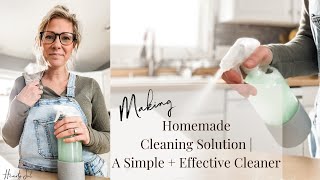 Homemade Disinfectant Cleaner DIY  Simple  Effective [upl. by Gretchen]