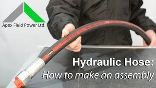 Hydraulic Hose  How To Make an Assembly [upl. by Karney281]