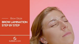 BROW LAMINATION STEP BY STEP TUTORIAL [upl. by Hgielrebmik812]