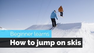 How to Jump on Skis  a Beginner Skiers Progression [upl. by Seely]