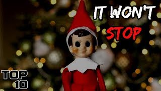 Top 10 Scary Elf On The Shelf Stories [upl. by Fleisher]