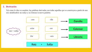 COMUNICACIÓN Proceso de formación de palabras 4to grado [upl. by Marj]