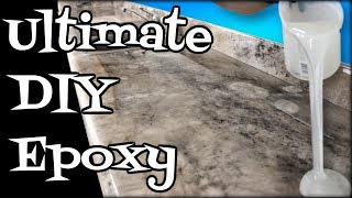 Epoxy Countertops DIY 🔴 ULTIMATE Step by Step 🔴 [upl. by Htenywg90]