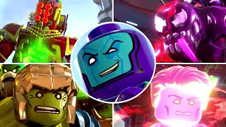 LEGO Marvel Super Heroes 2  All Bosses [upl. by Boice326]