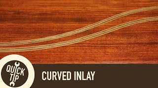 How To Make Curved Inlay [upl. by Booth]