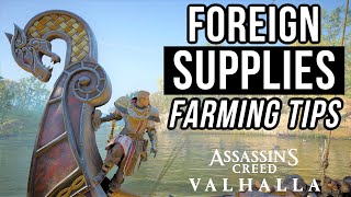 Farm Foreign Supplies FAST  River Raids Supplies  AC Valhalla [upl. by Loux]