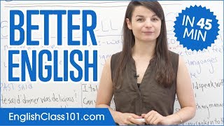 Learn English in 45 Minutes  ALL the Grammar Basics You Need [upl. by Jezebel926]