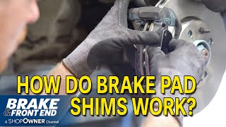 How Do Brake Pad Shims Work [upl. by Narbig]