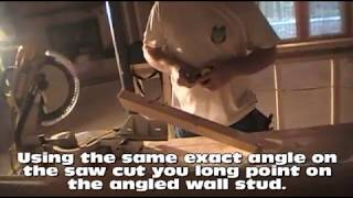 Part 2 Framing a Basement Stairway for Banister Railing [upl. by Verile]