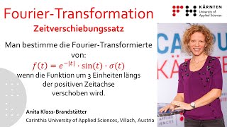 FourierTransformation Zeitverschiebungssatz [upl. by Taddeo]