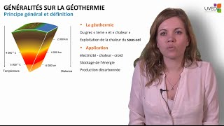 Généralités sur la géothermie [upl. by Noxin]