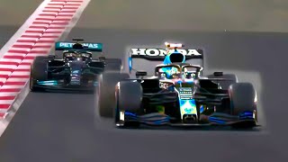 GIGACHECO Defending Against Lewis Hamilton  F1 Abu Dhabi GP [upl. by Kiryt]