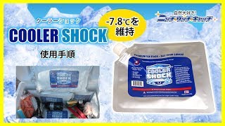 【保冷剤】クーラーショック 使用手順【COOLER SHOCK】 [upl. by Darlene66]