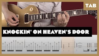 Guns N Roses  Knockin on Heavens Door  Guitar Tab  Lesson  Cover  Tutorial [upl. by Lliw396]