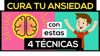 💜 Cómo CURAR la ANSIEDAD ✨ 4 TÉCNICAS que te ayudarán a SUPERAR la ANSIEDAD [upl. by Yand]