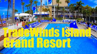 Tour of the TradeWinds Island Grand Resort St Pete FL【4K】 [upl. by Willetta]