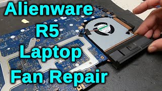 Alienware 17 R5 Laptop Fan Repair Step by Step [upl. by Etnaled219]