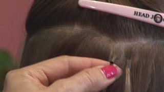 How To Attach Micro Ring Hair Extensions [upl. by Ginnie329]